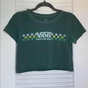 Vintage vans cropped shirt